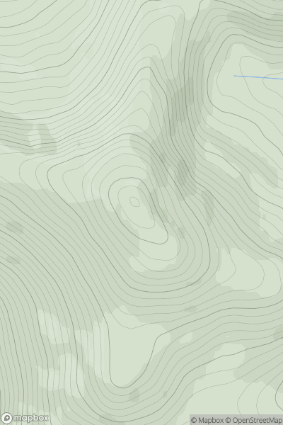 Thumbnail image for Carn Gorm [Loch Rannoch to Glen Lyon] showing contour plot for surrounding peak